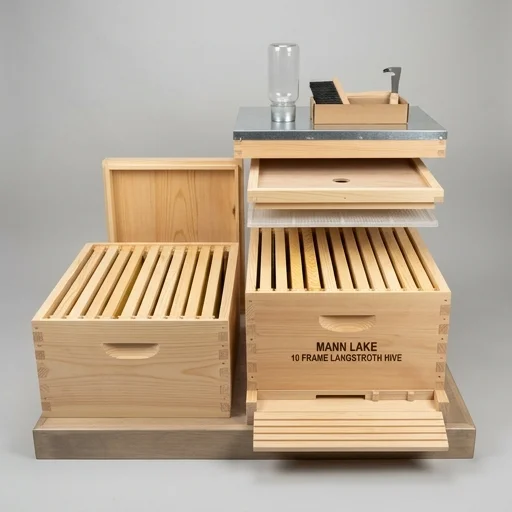 Mann Lake 10 Frame Langstroth Beehive Kit