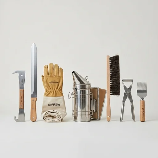 Goodland Bee Supply 7-Piece Beekeeping Tool Kit